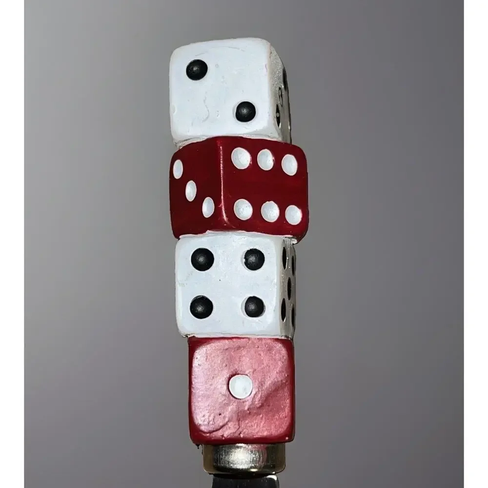 Boston Warehouse Casino Cards Dice Chips 4 Cheese Spreaders Stainless Party Fun
